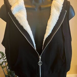 Ambiance Black and Cream Vest